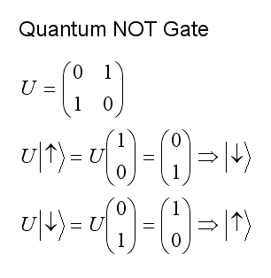 Quantum NOT gate