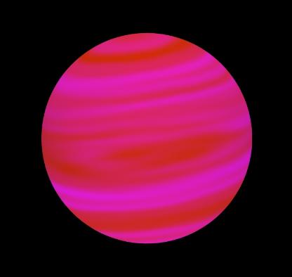 brown dwarf type 2 with banded atmosphere