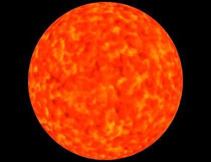 L class brown dwarf with convective photosphere